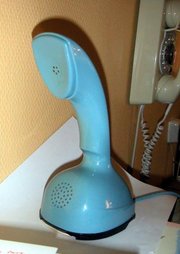 The Ericofon was a very futuristic handset when it was introduced in 1956.