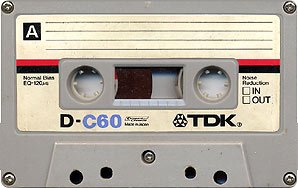 Typical audio Compact Cassette.