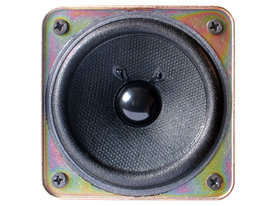 Closeup of a loudspeaker driver